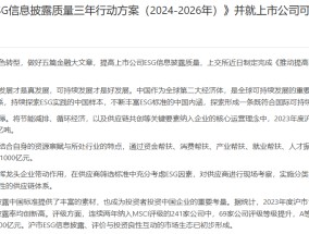 
          
            提供上市公司ESG报告“指南”  三大交易所公开征求意见 
        